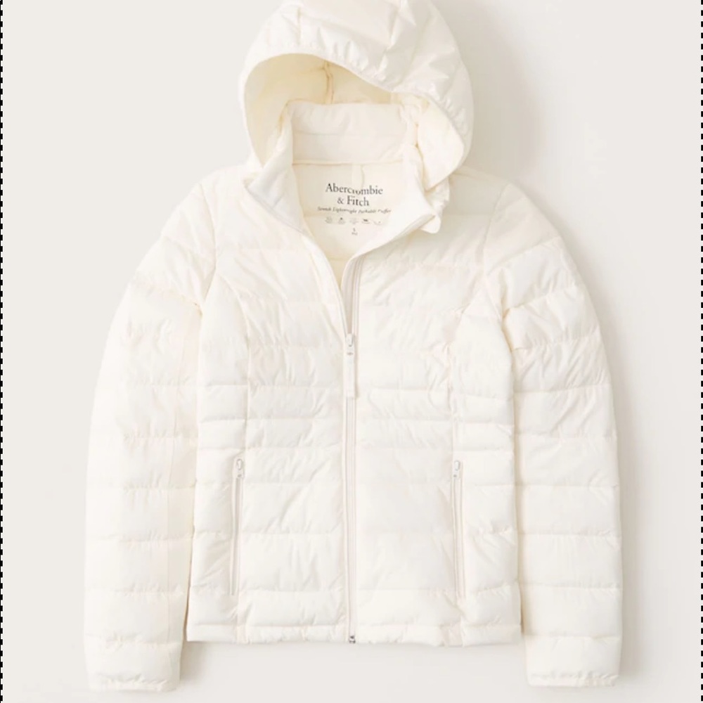 Abercrombie Lightweight Packable Puffer Jacket SM
